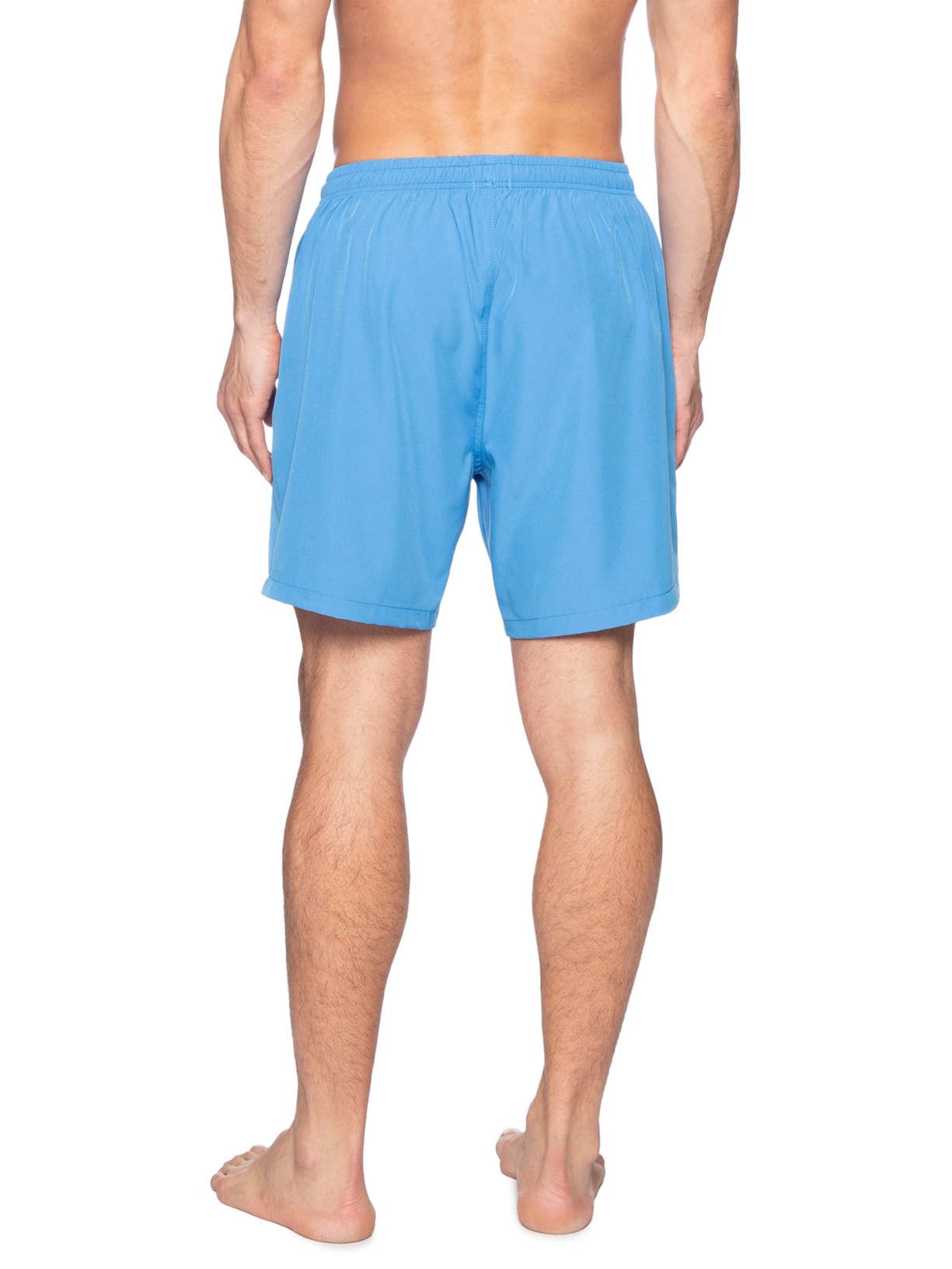 Short Masculino Beachwear Básico Azul Basiq Men