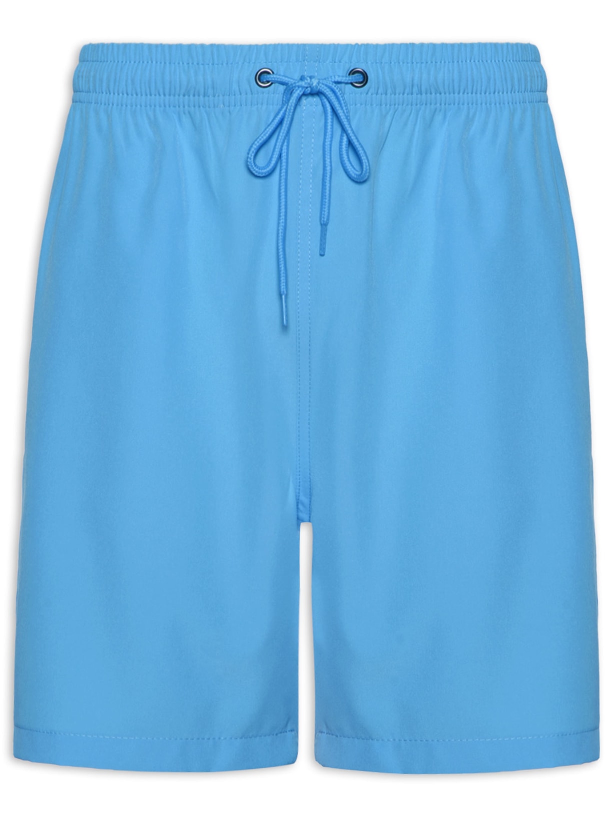 Short Masculino Beachwear Básico Azul Basiq Men