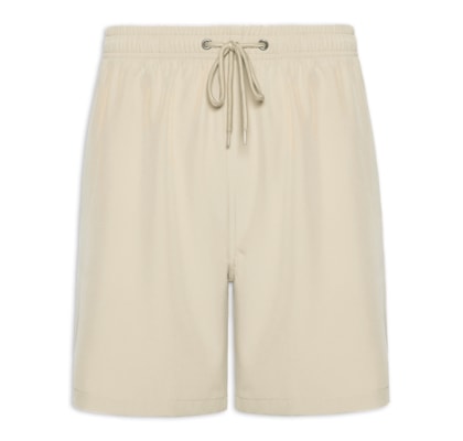 Short Masculino Beachwear Básico - Bege