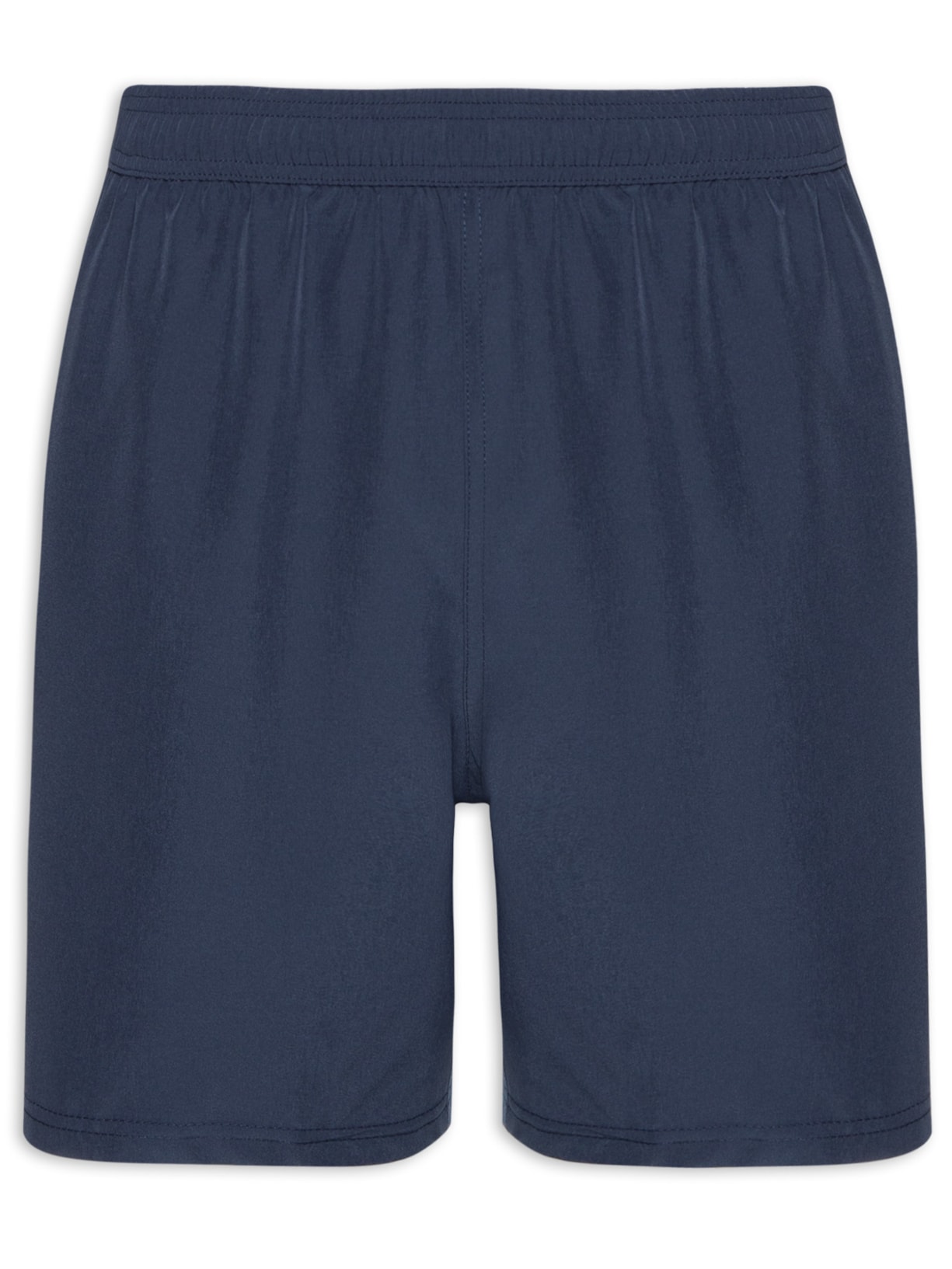 Short Masculino Beachwear Básico Com Bolso - Azul