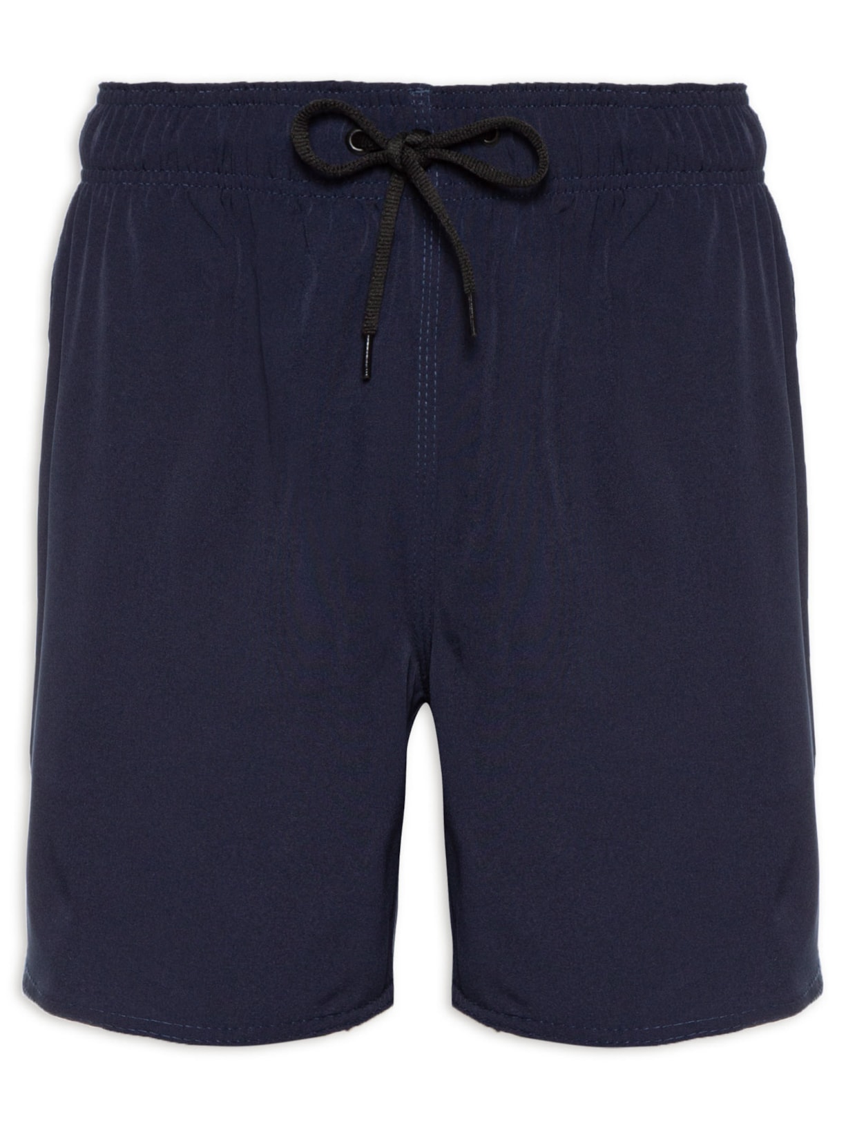 Short Masculino Beachwear Básico Liso - Azul