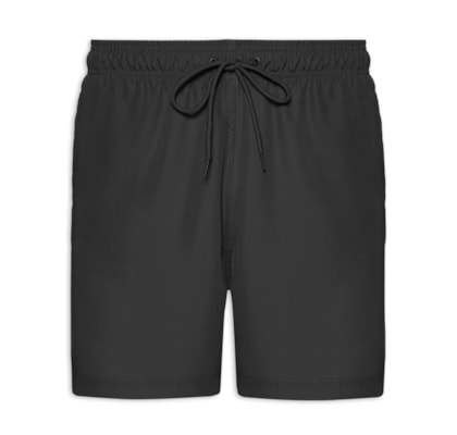 Short Masculino Beachwear Básico - Preto