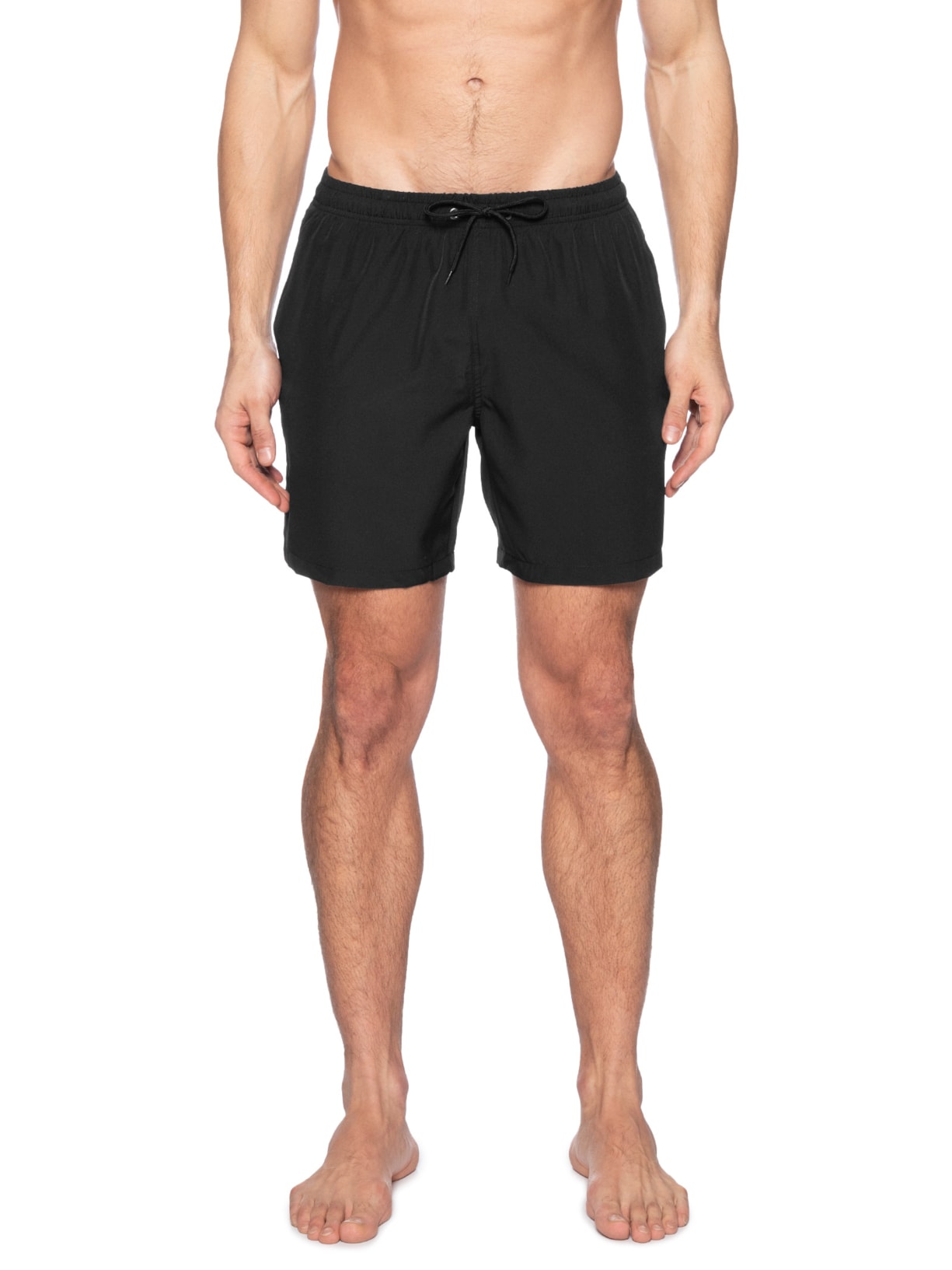 Short Masculino Beachwear Básico Preto Basiq Men