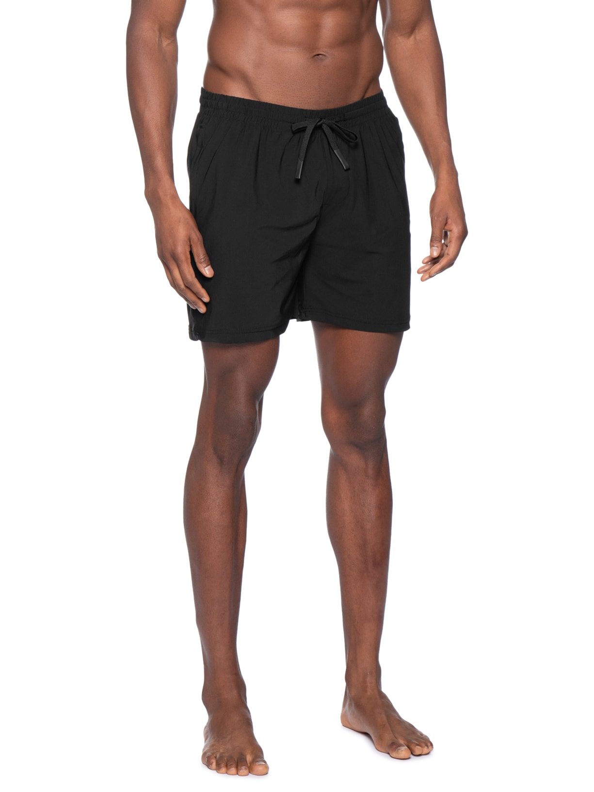 Short Masculino Beachwear Básico Preto '2 Essential