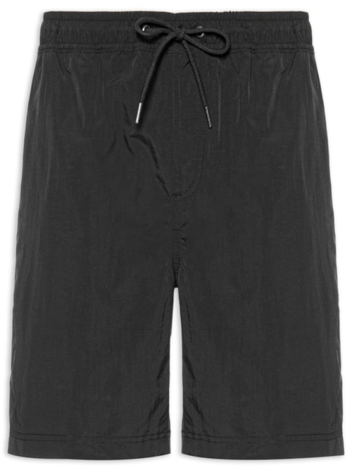Short Masculino Beachwear Casual - Preto