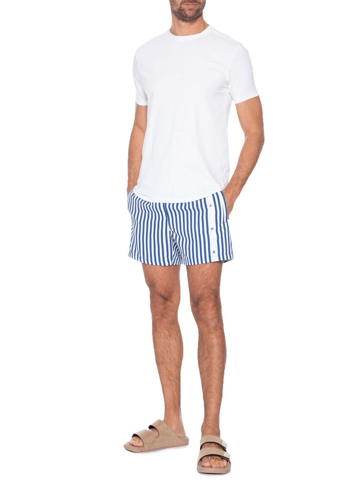 Short Masculino Beachwear Coasta Swim Azul Hugo