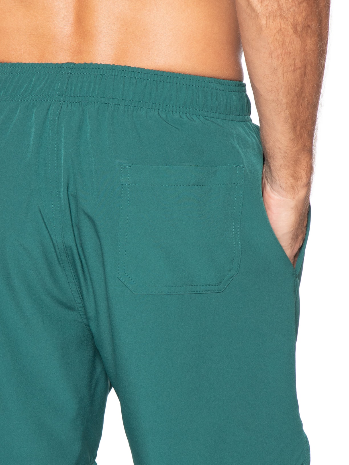 Short Masculino Beachwear Color Verde Basiq Men