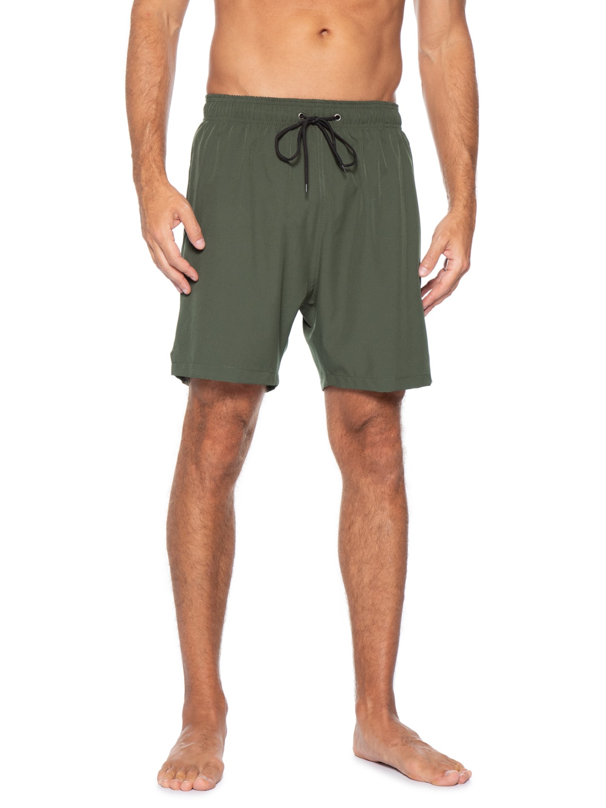 Short Masculino Beachwear Color Verde Basiq Men