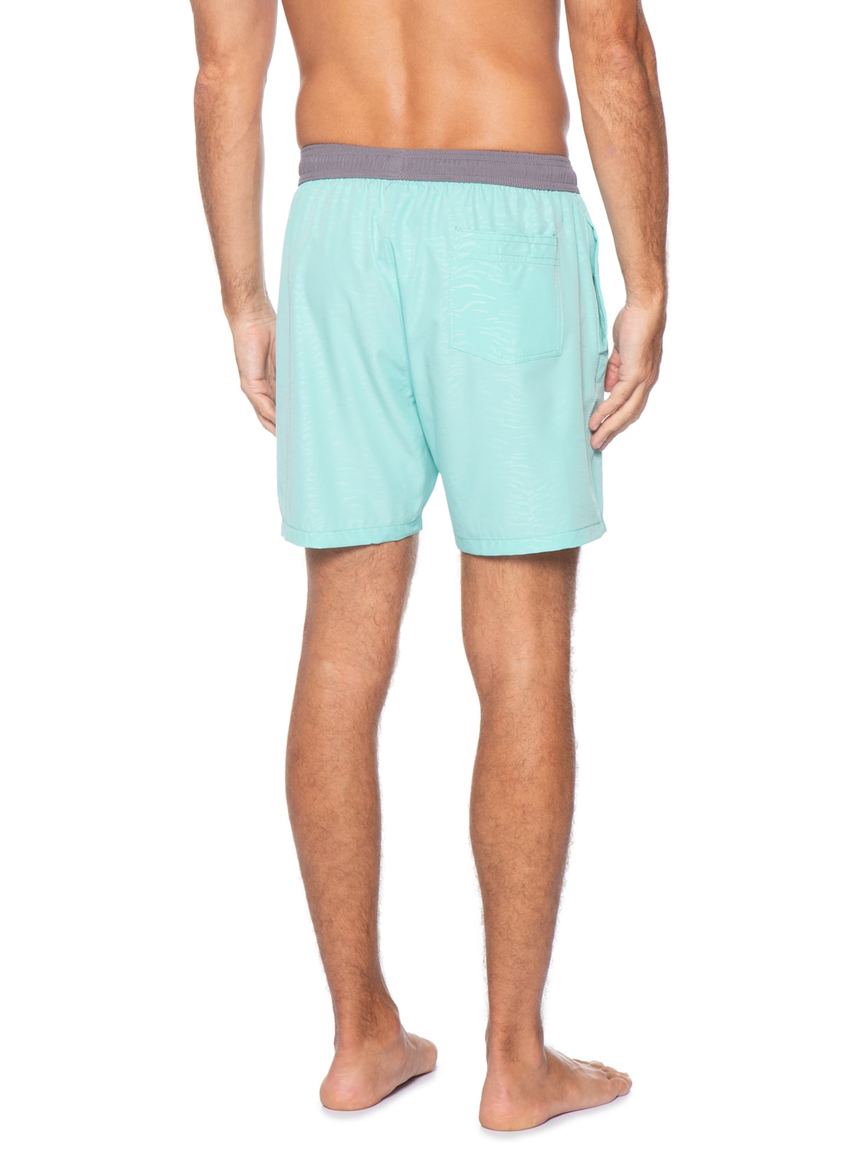 Short Masculino Beachwear Cós Color Azul Basiq Men