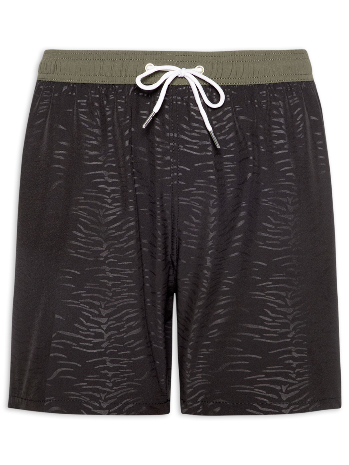 Short Masculino Beachwear Cós Color Preto Basiq Men