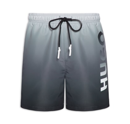 Short Masculino Beachwear Degradê Ray - Branco