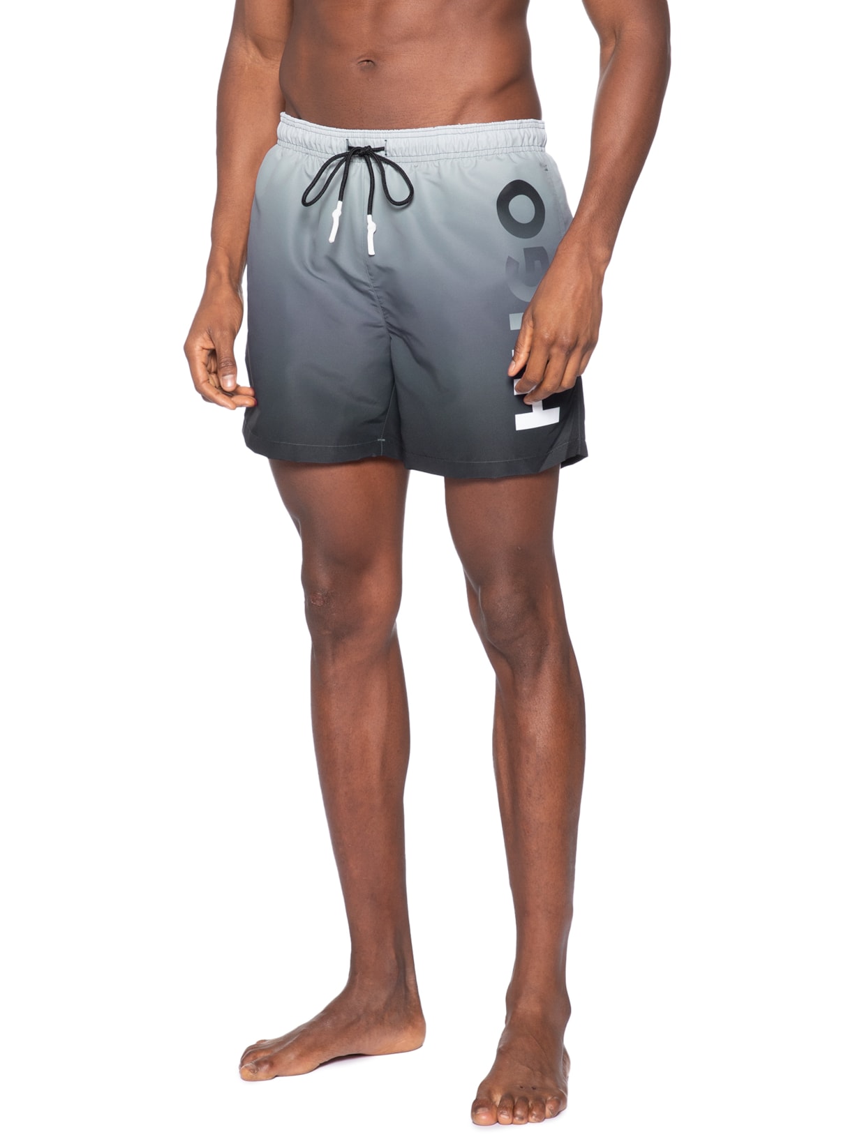Short Masculino Beachwear Degradê Ray Branco Hugo