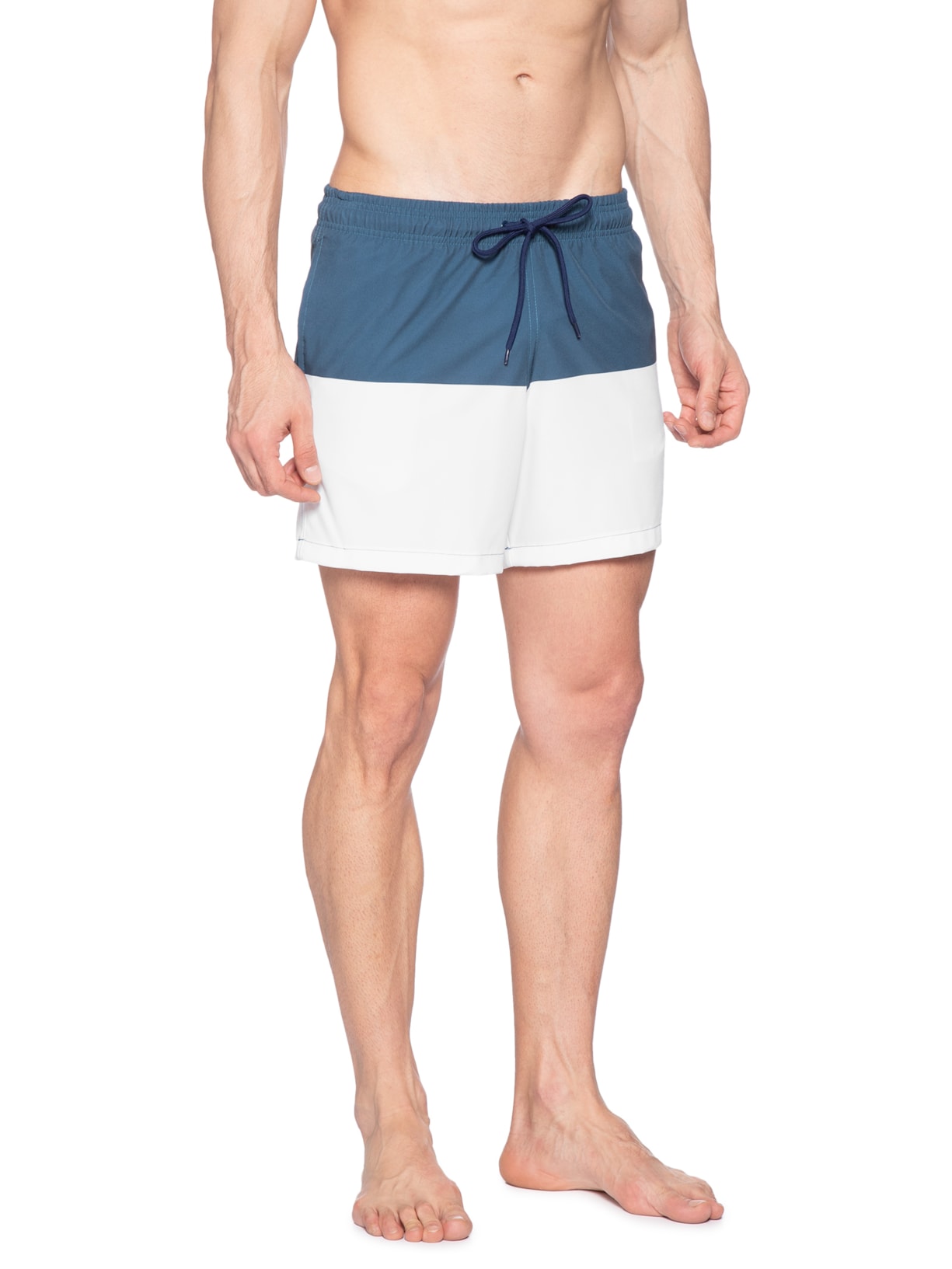 Short Masculino Beachwear Duas Cores Azul Basiq Men