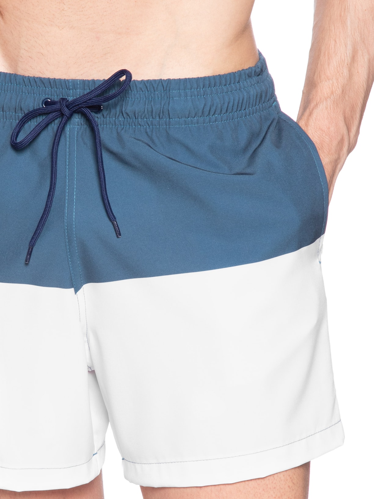 Short Masculino Beachwear Duas Cores Azul Basiq Men