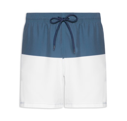 Short Masculino Beachwear Duas Cores - Azul