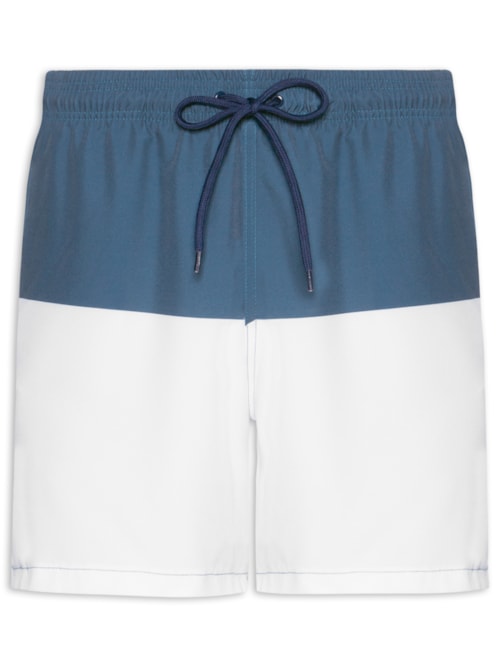 Short Masculino Beachwear Duas Cores - Azul