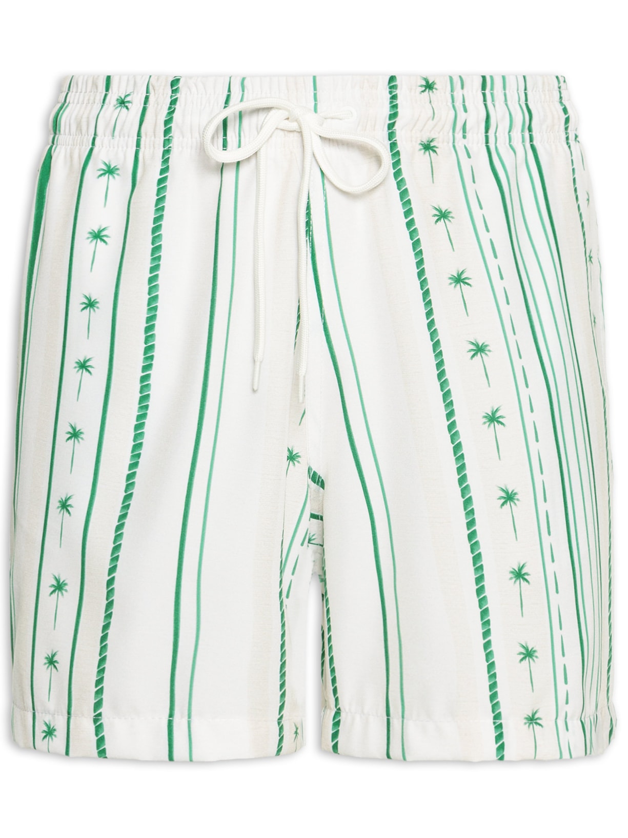 Short Masculino Beachwear Estampa Coqueiro Verde Basiq Men Basiq Men