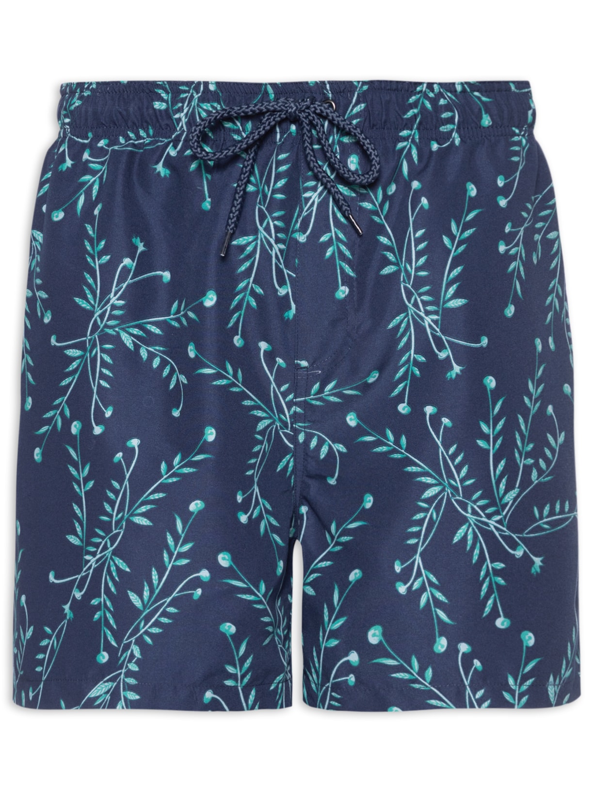 Short Masculino Beachwear Estampado - Azul