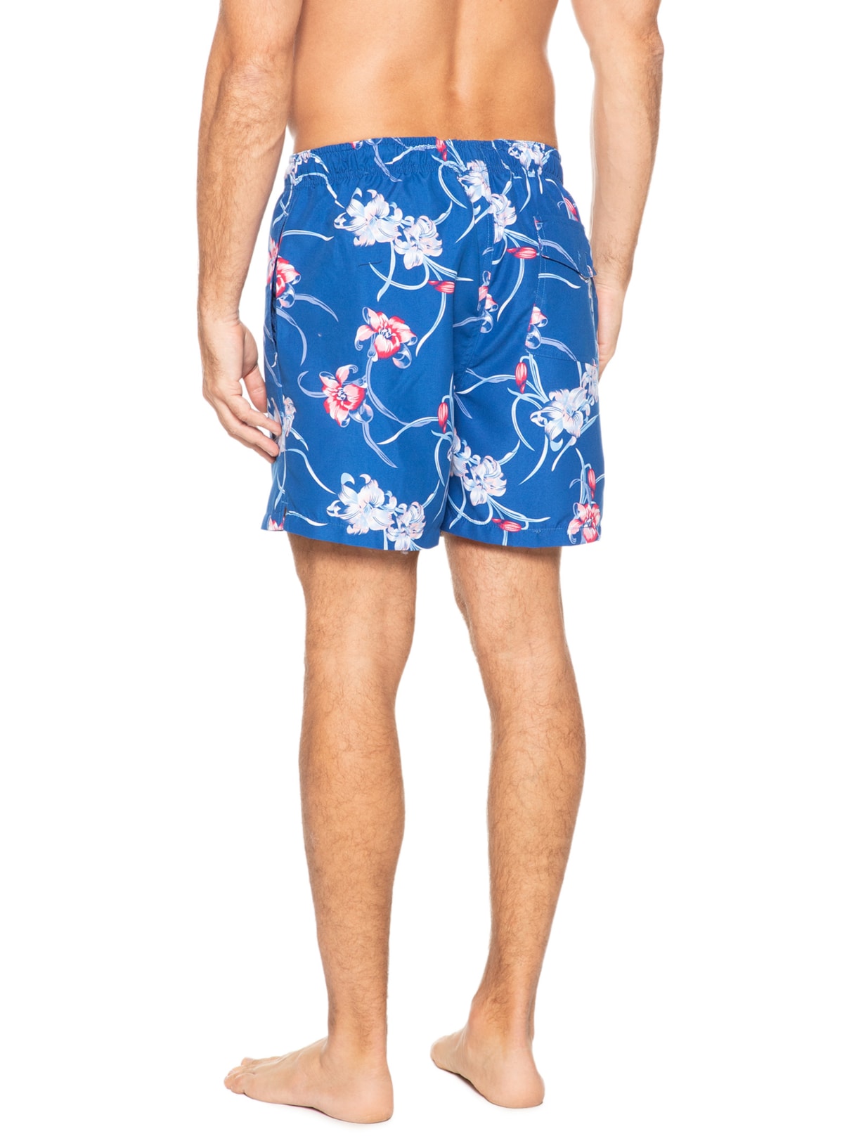 Short Masculino Beachwear Estampado Azul '2 Essential