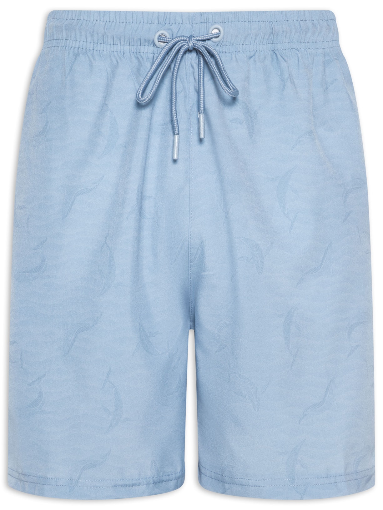 Short Masculino Beachwear Estampado Azul Basiq Men