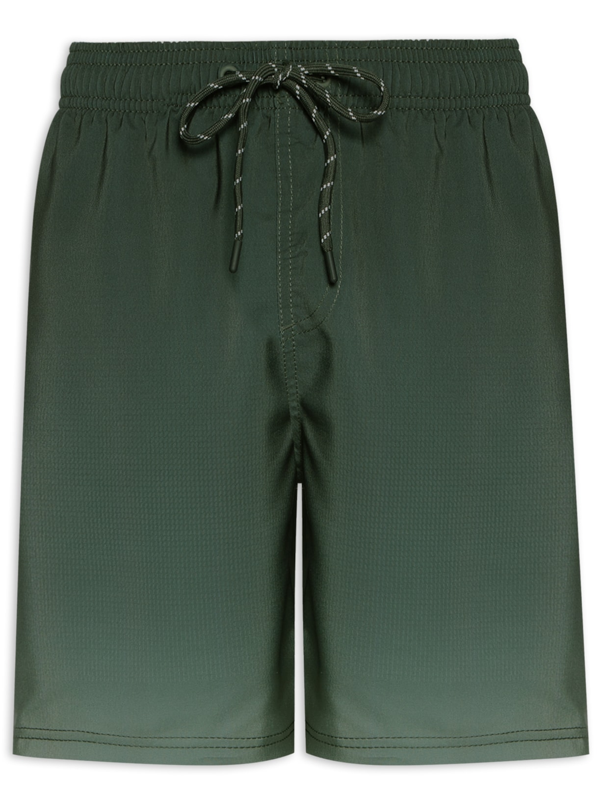 Short Masculino Beachwear Estampado - Verde