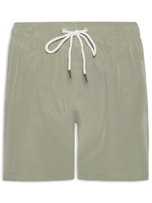 Short Masculino Beachwear Estampado – Verde