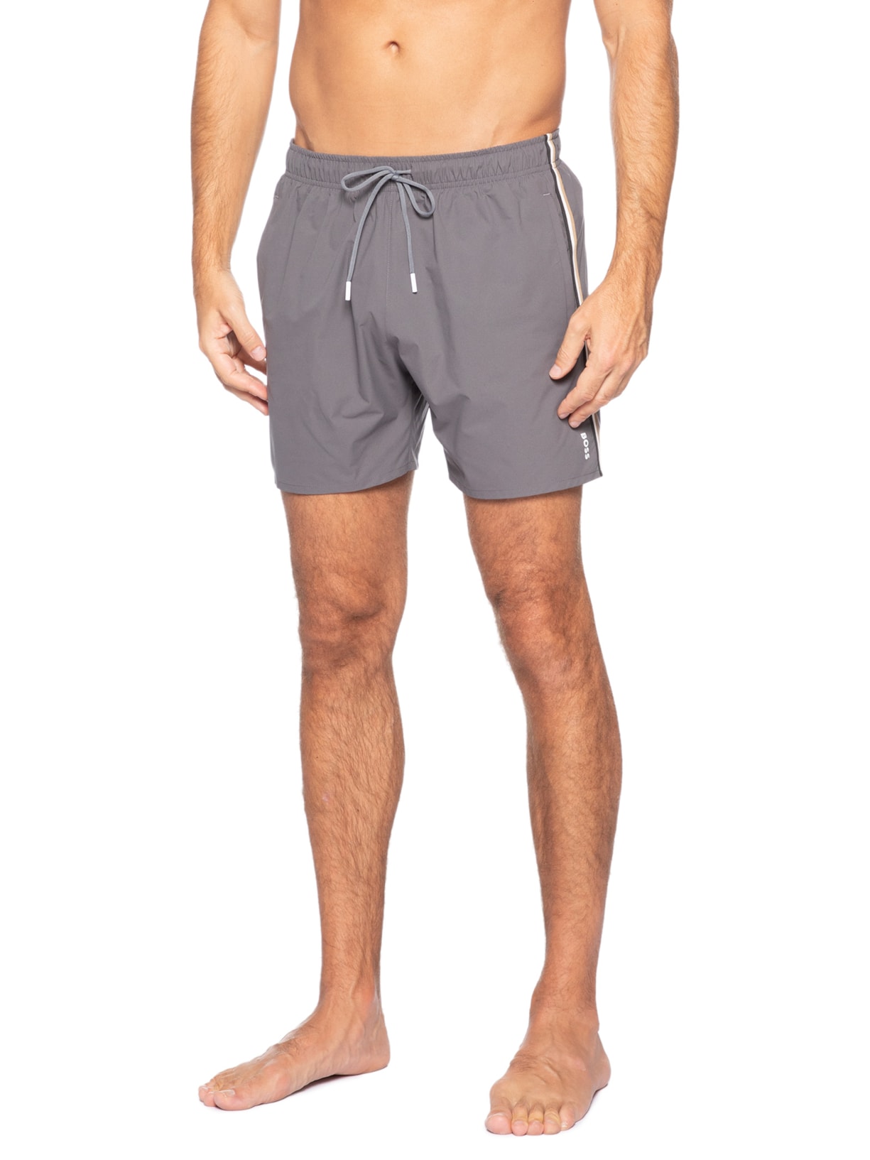 Short Masculino Beachwear Iconic Cinza Boss