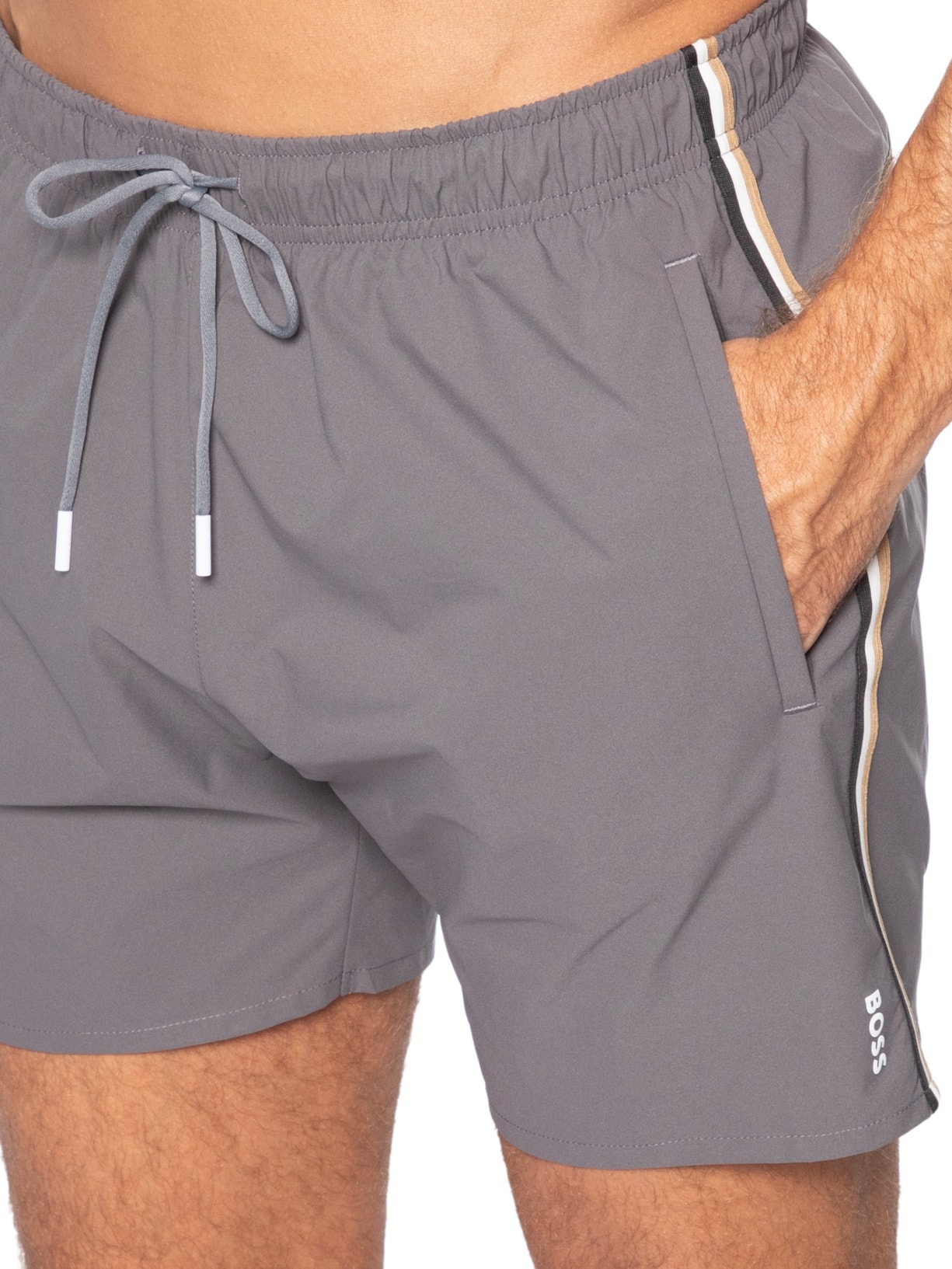 Short Masculino Beachwear Iconic Cinza Boss