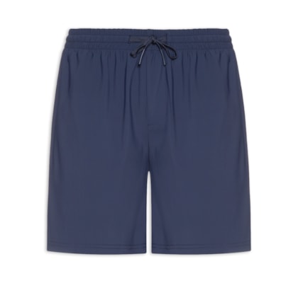 Short Masculino Beachwear Liso - Azul
