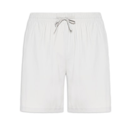 Short Masculino Beachwear Liso - Cinza