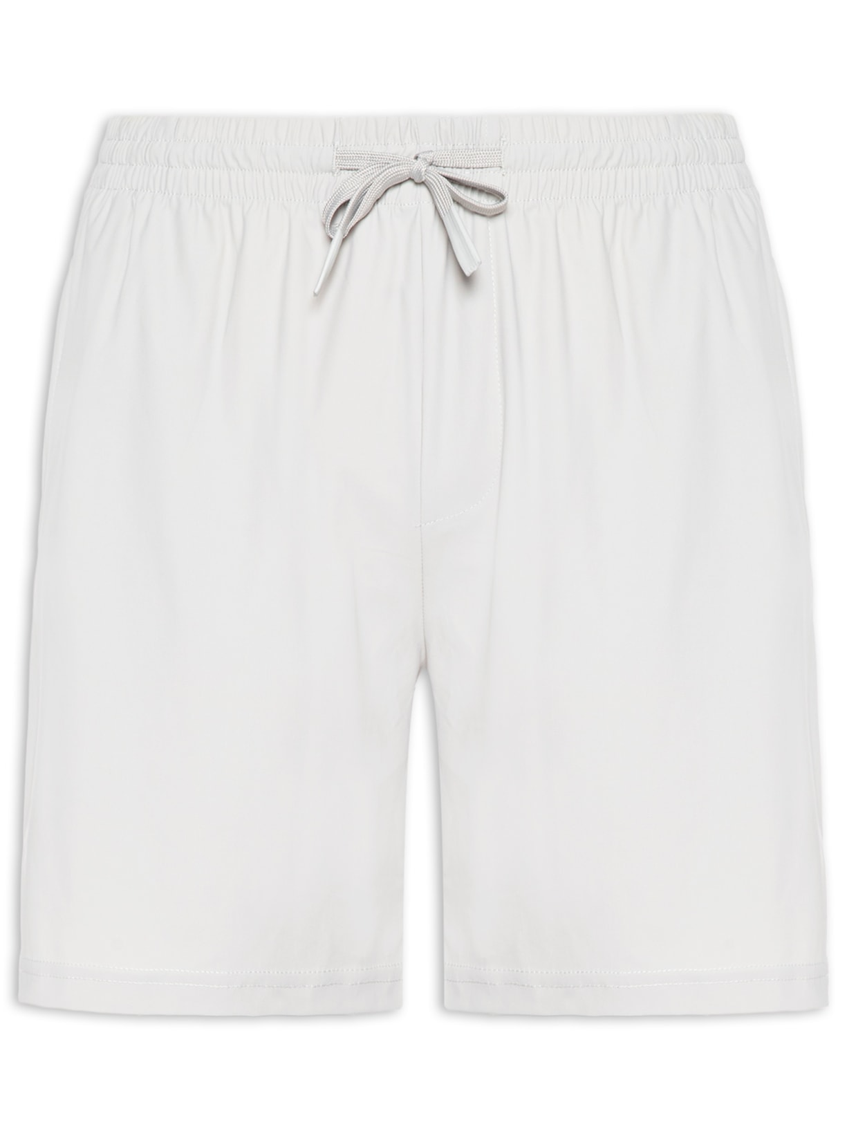 Short Masculino Beachwear Liso - Cinza