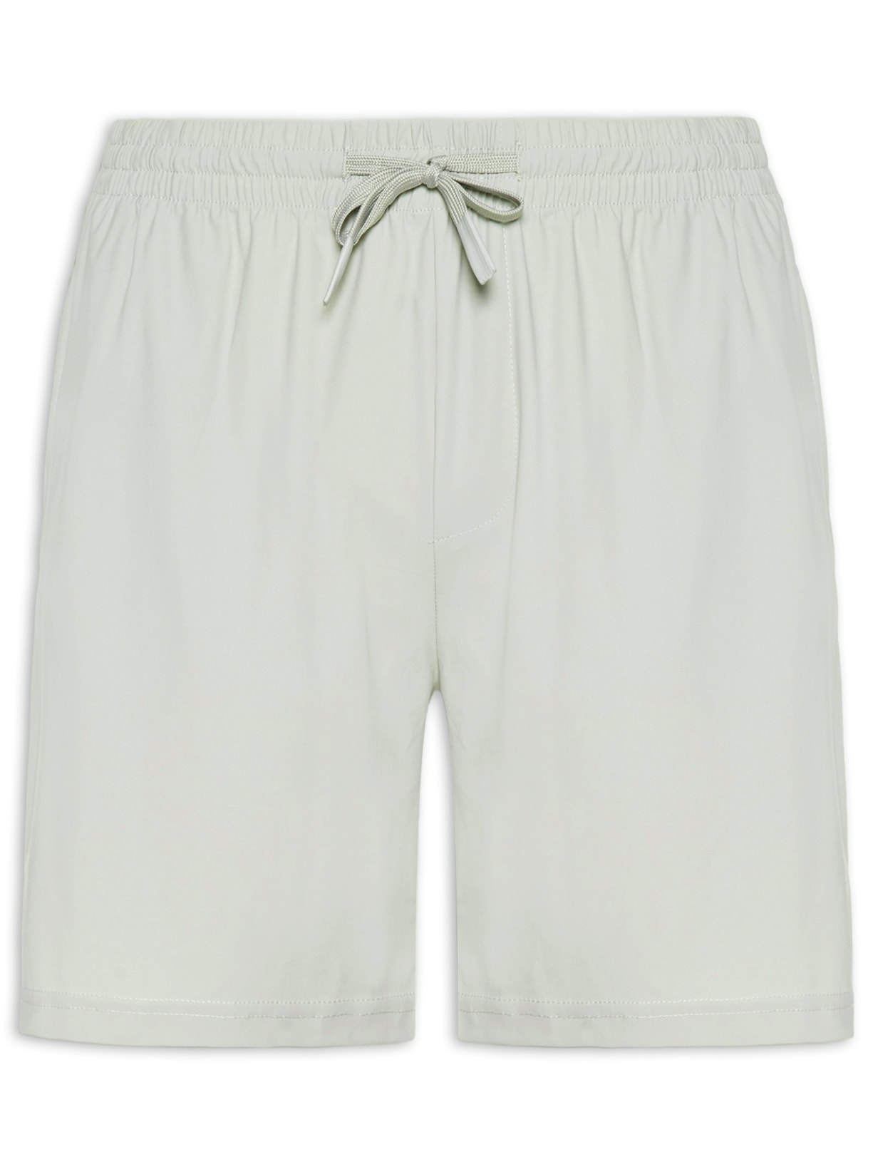 Short Masculino Beachwear Liso - Cinza