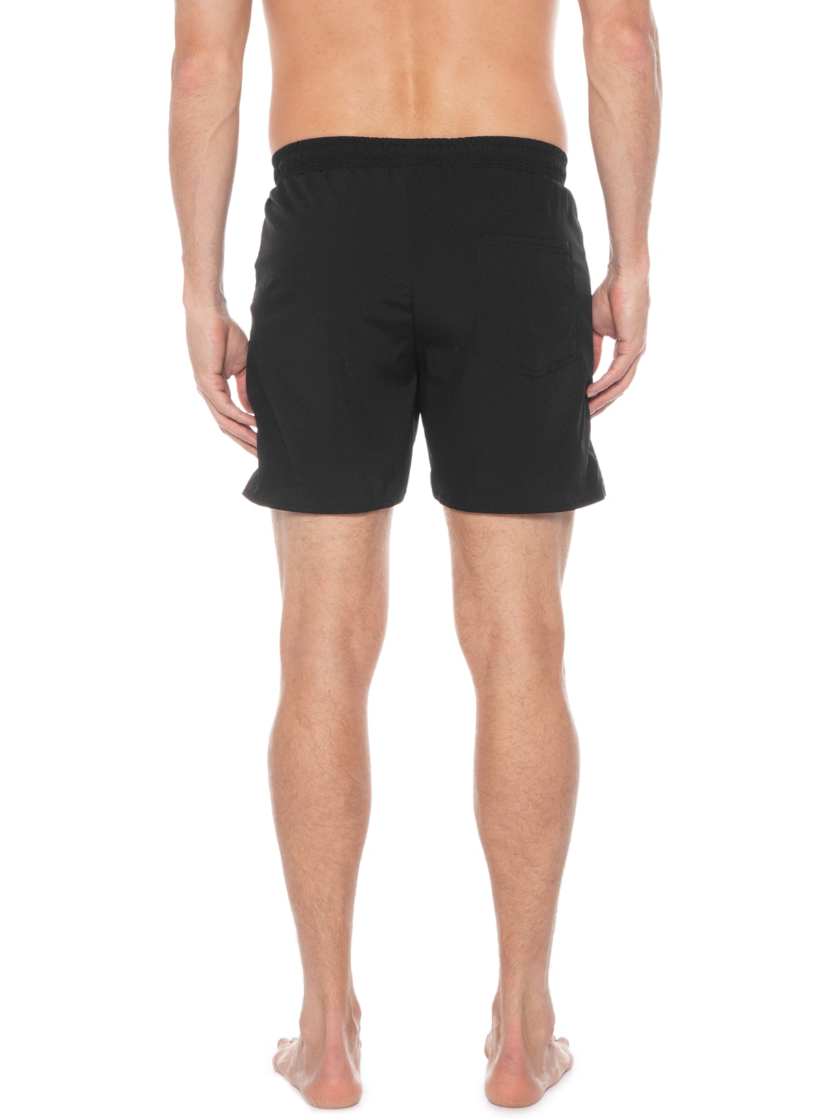 Short Masculino Beachwear Liso Veraneio Preto Replay