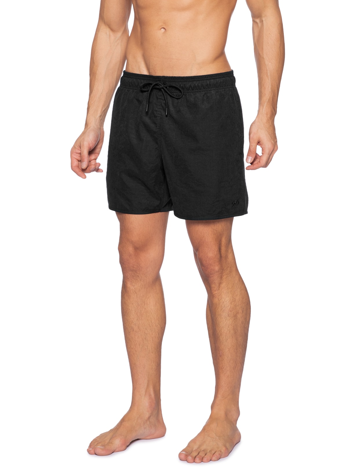 Short Masculino Beachwear Maré Blue Days Preto Blueman