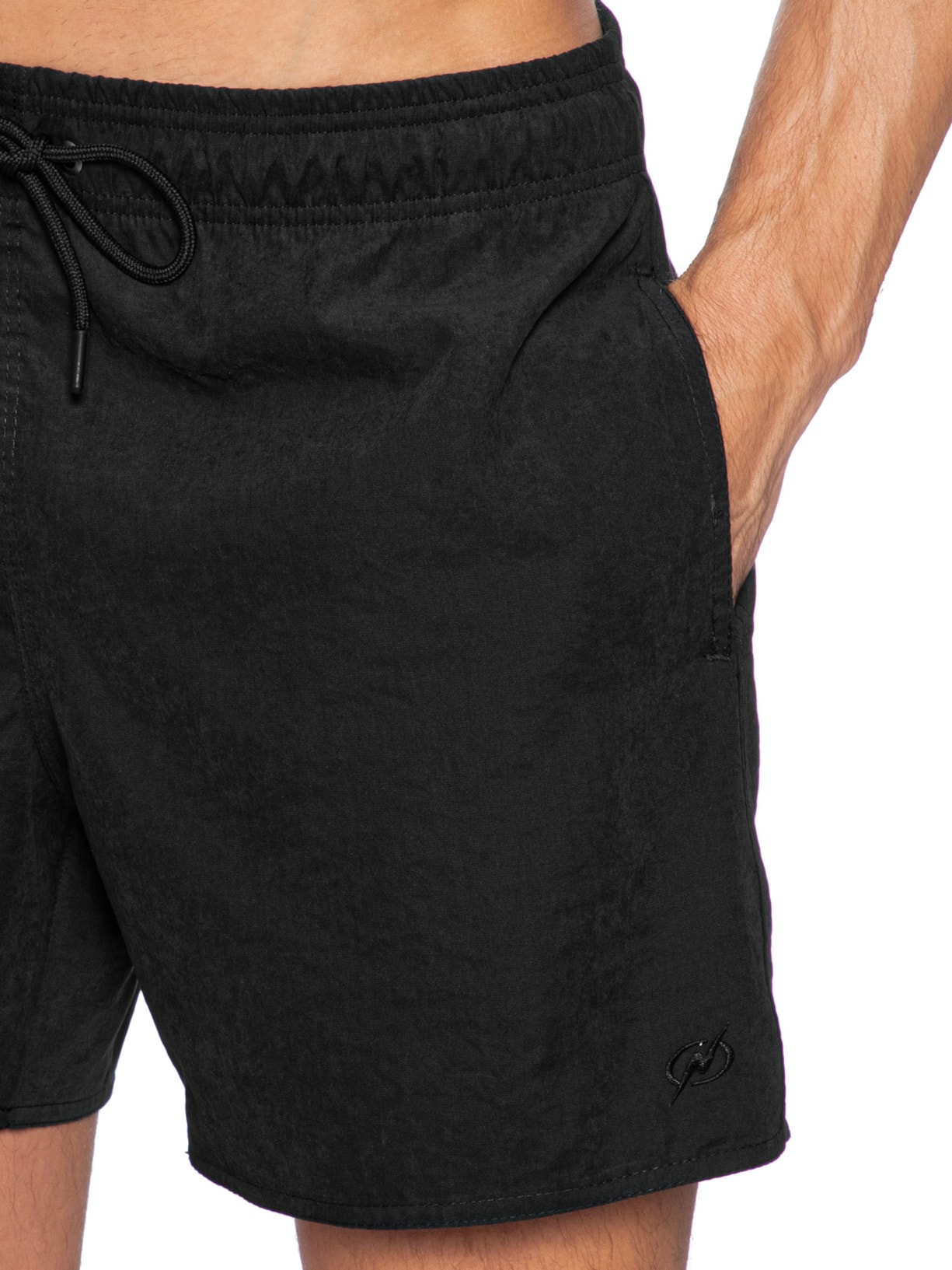 Short Masculino Beachwear Maré Blue Days Preto Blueman