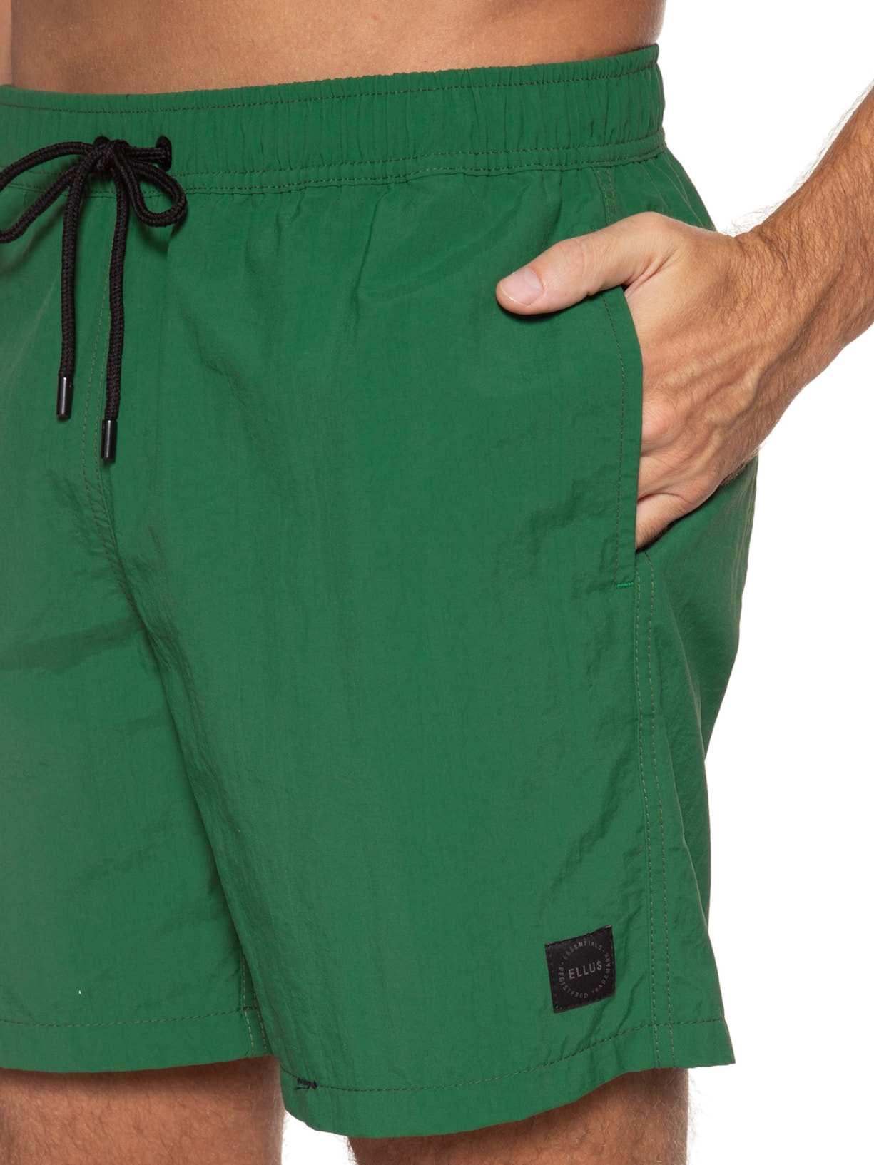 Short Masculino Beachwear Nylon Essentials Truck Verde Ellus