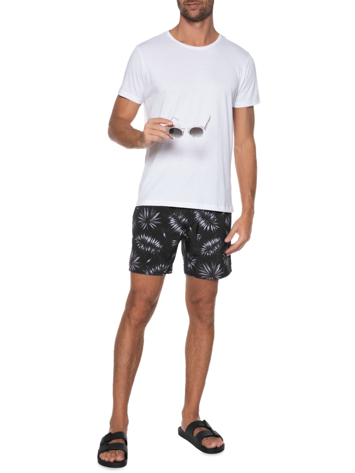 Short Masculino Beachwear Preto '2 Essential