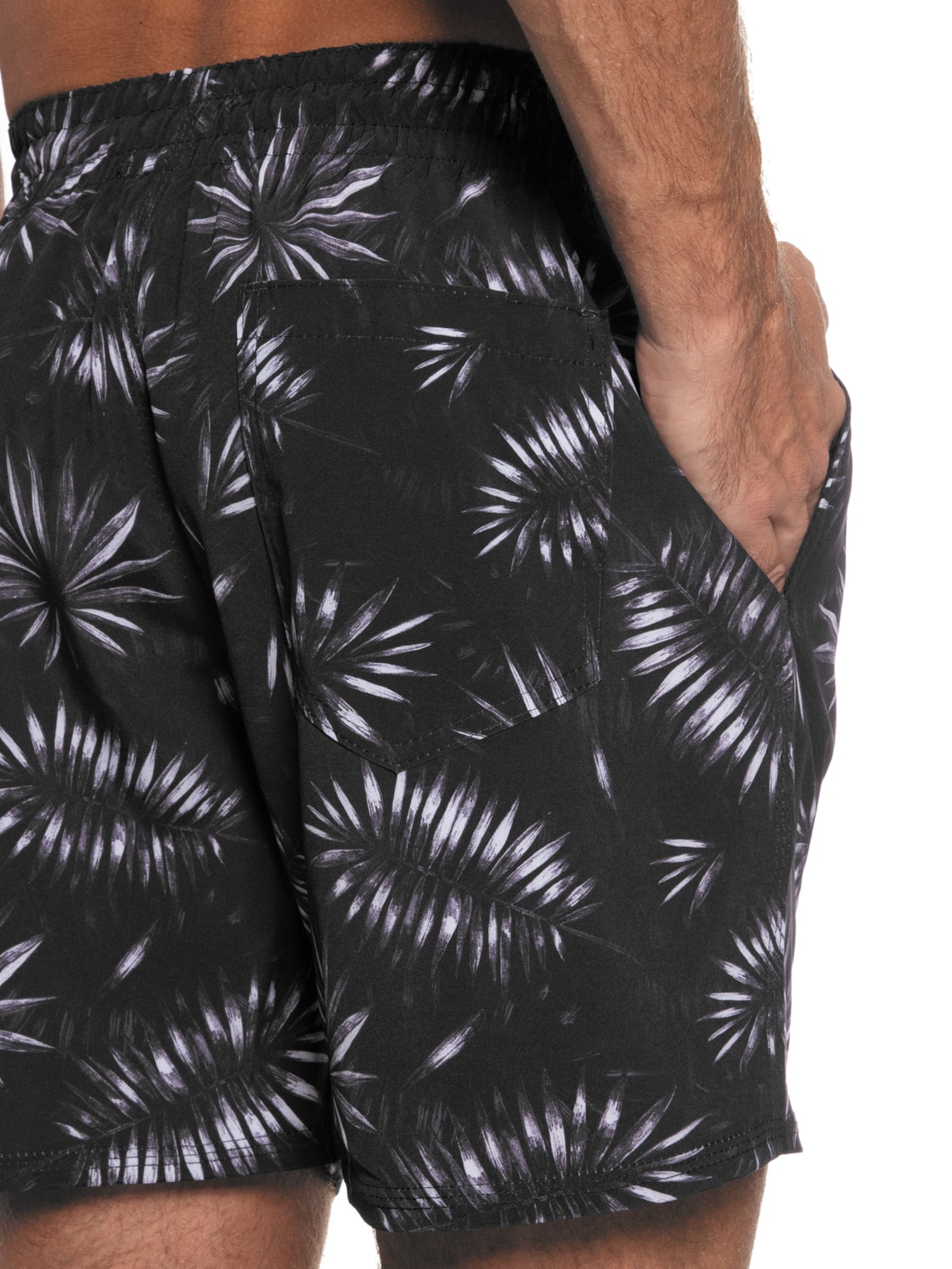 Short Masculino Beachwear Preto '2 Essential