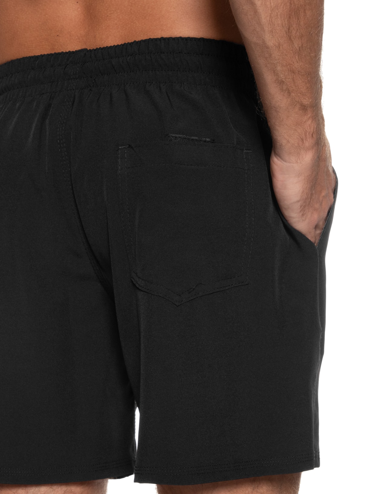 Short Masculino Beachwear Preto '2 Essential