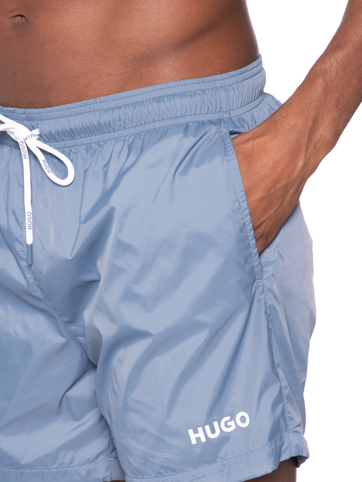 Short Masculino Beachwear Quick-Dry Haiti Azul Hugo