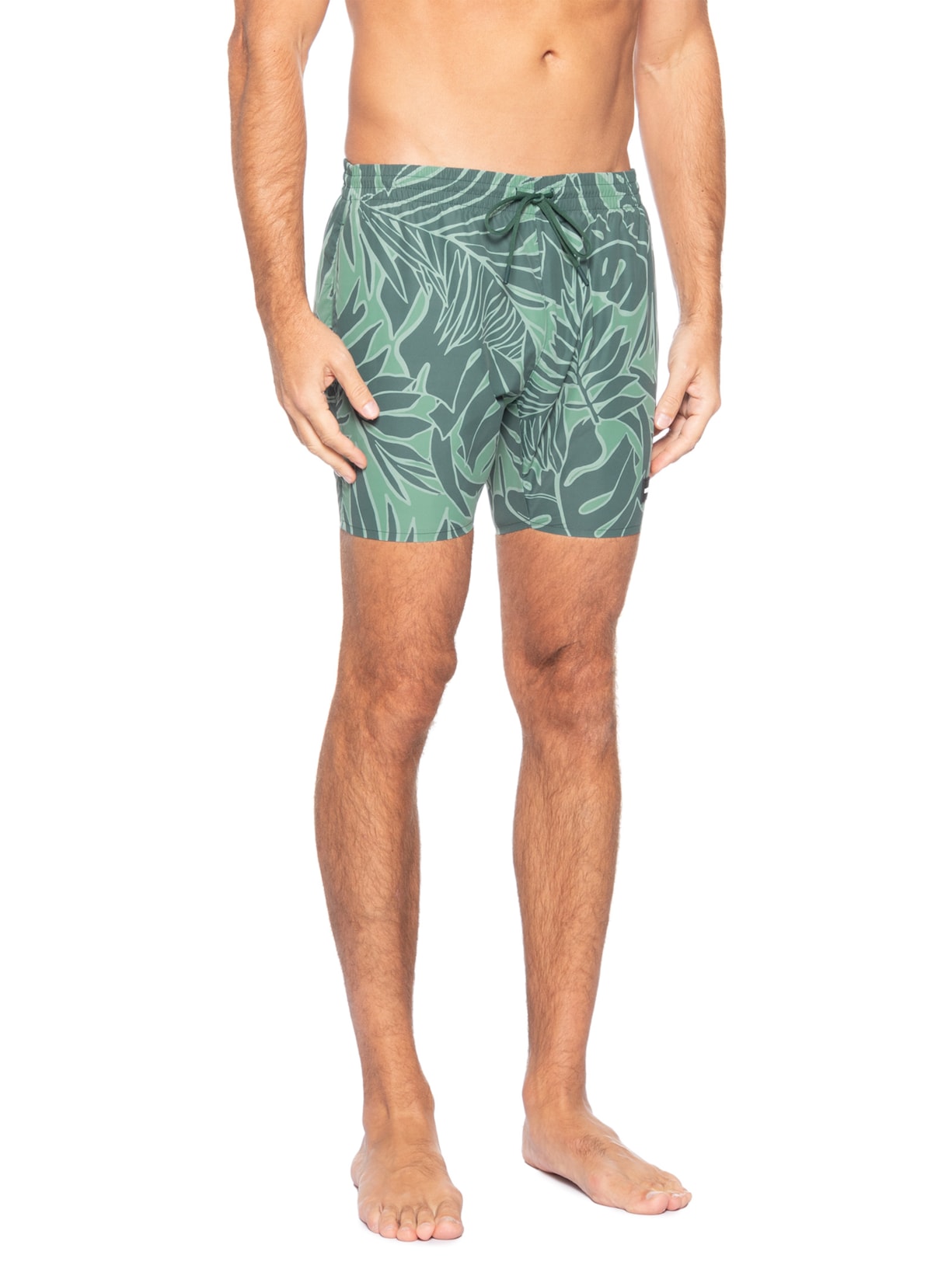 Short Masculino Beachwear Quick-Dry Piranha Verde Boss