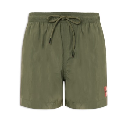 Short Masculino Beachwear Quick-Dry Recycled Domin – Verde