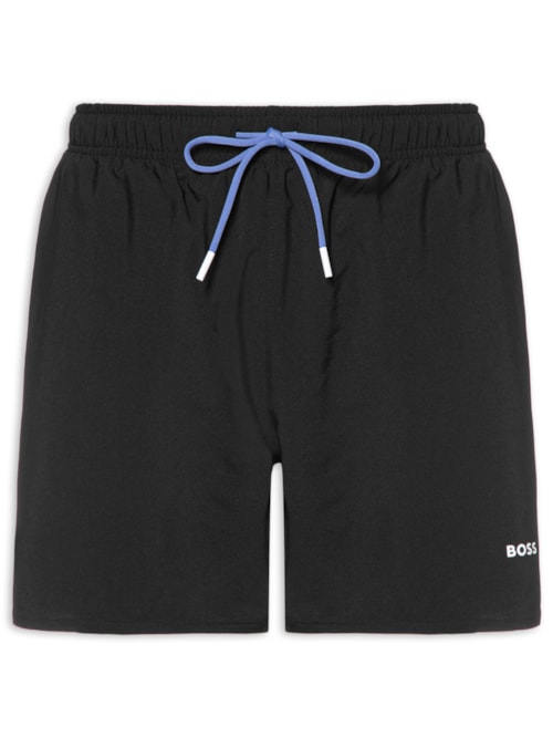 Short Masculino Beachwear Quick-Dry Tio - Preto