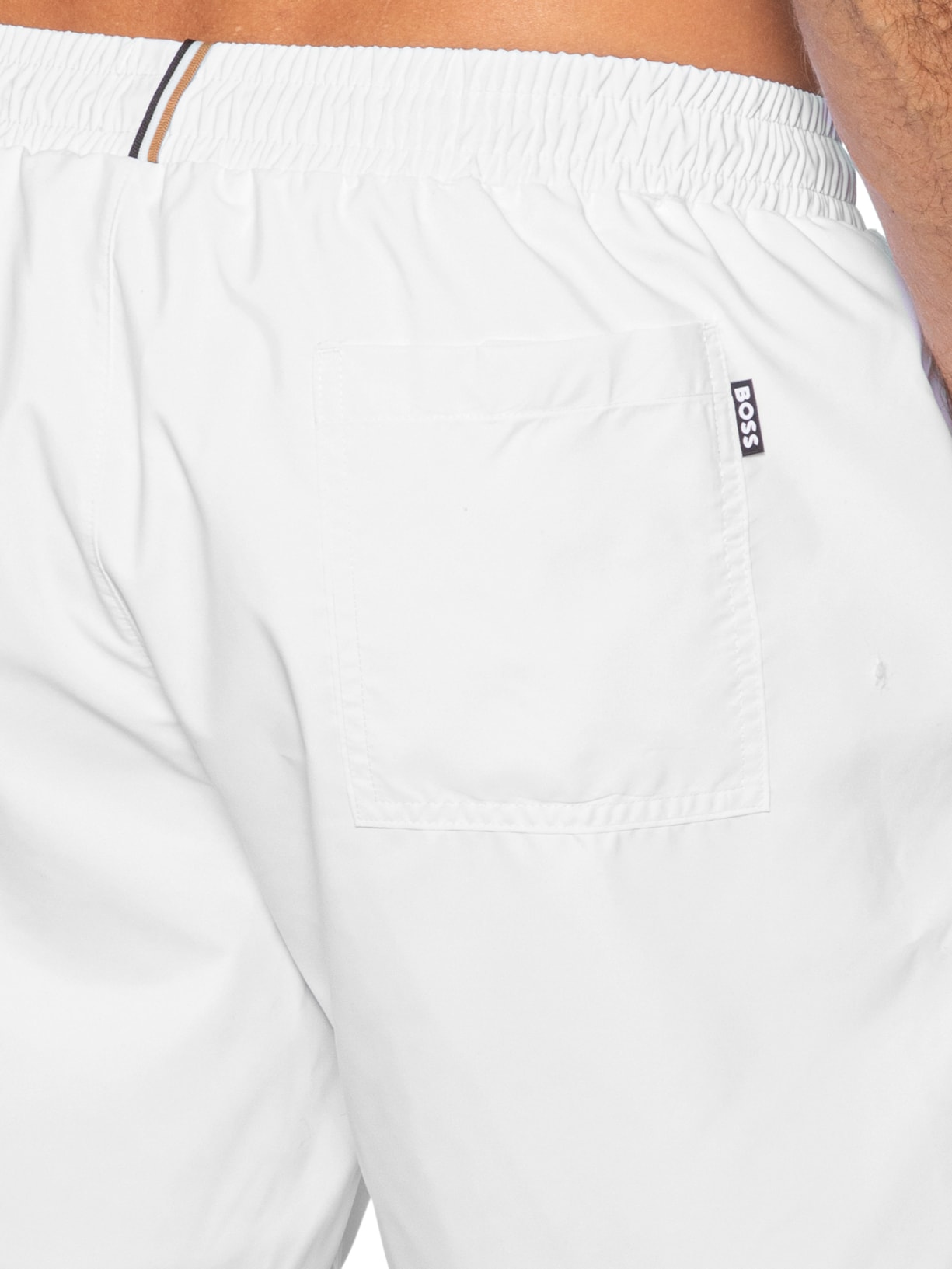 Short Masculino Beachwear Swordfish Branco Boss