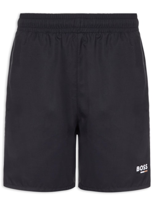 Short Masculino Beachwear Swordfish - Preto