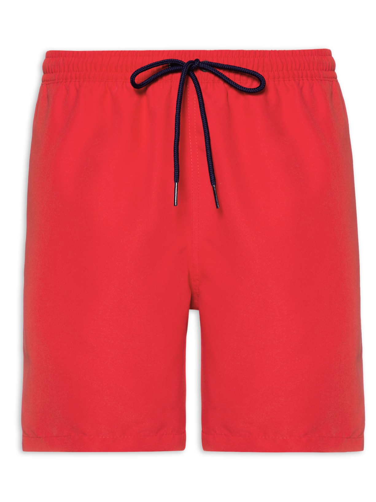 Short Masculino Beachwear Tactel Peletizado Tradicional Essencial - Vermelho