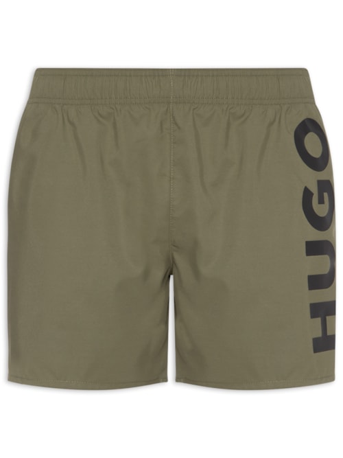 Short Masculino Beachwear Vertical Logo Abas - Verde