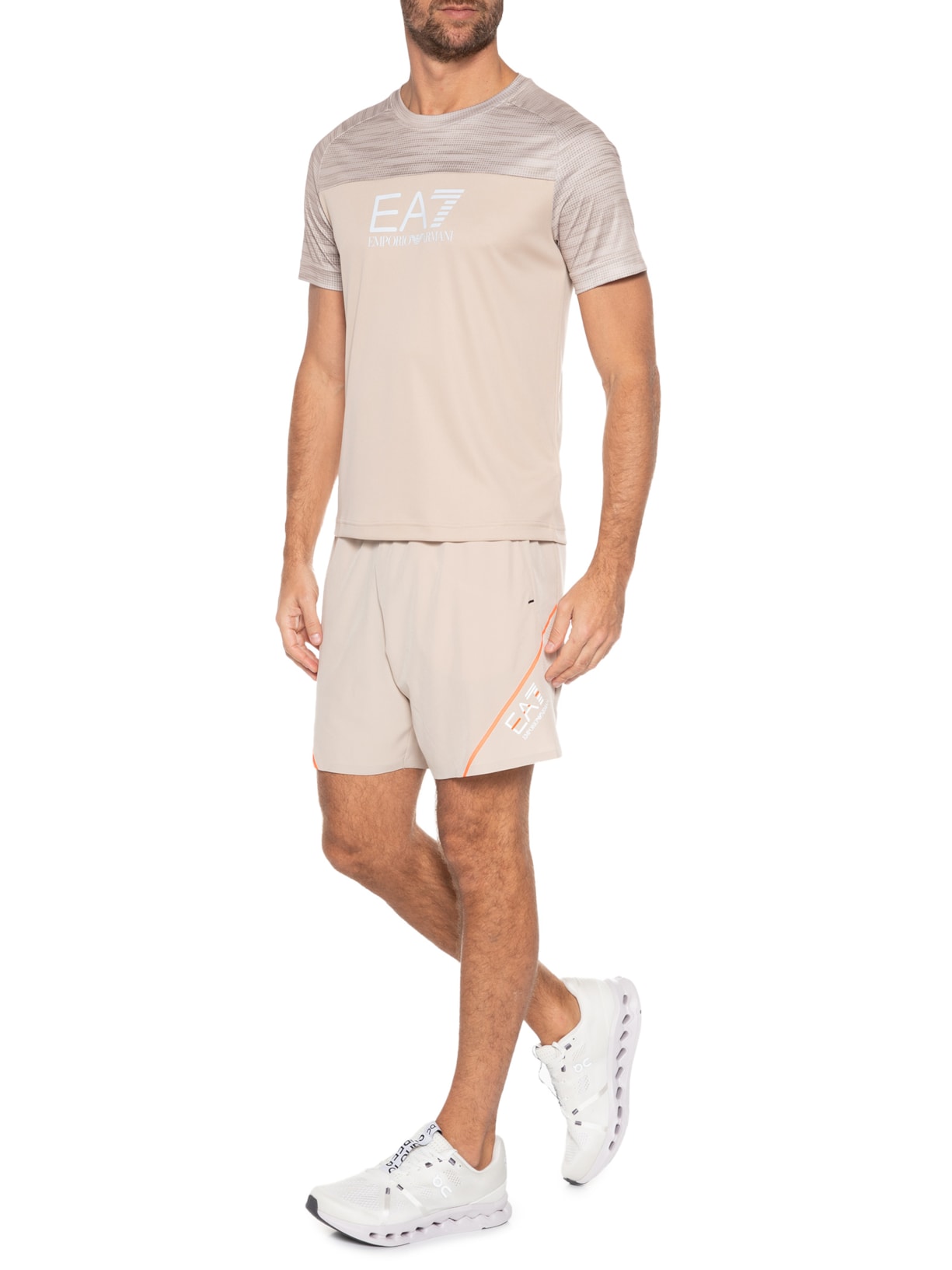 Short Masculino Bege Ea7 Emporio Armani