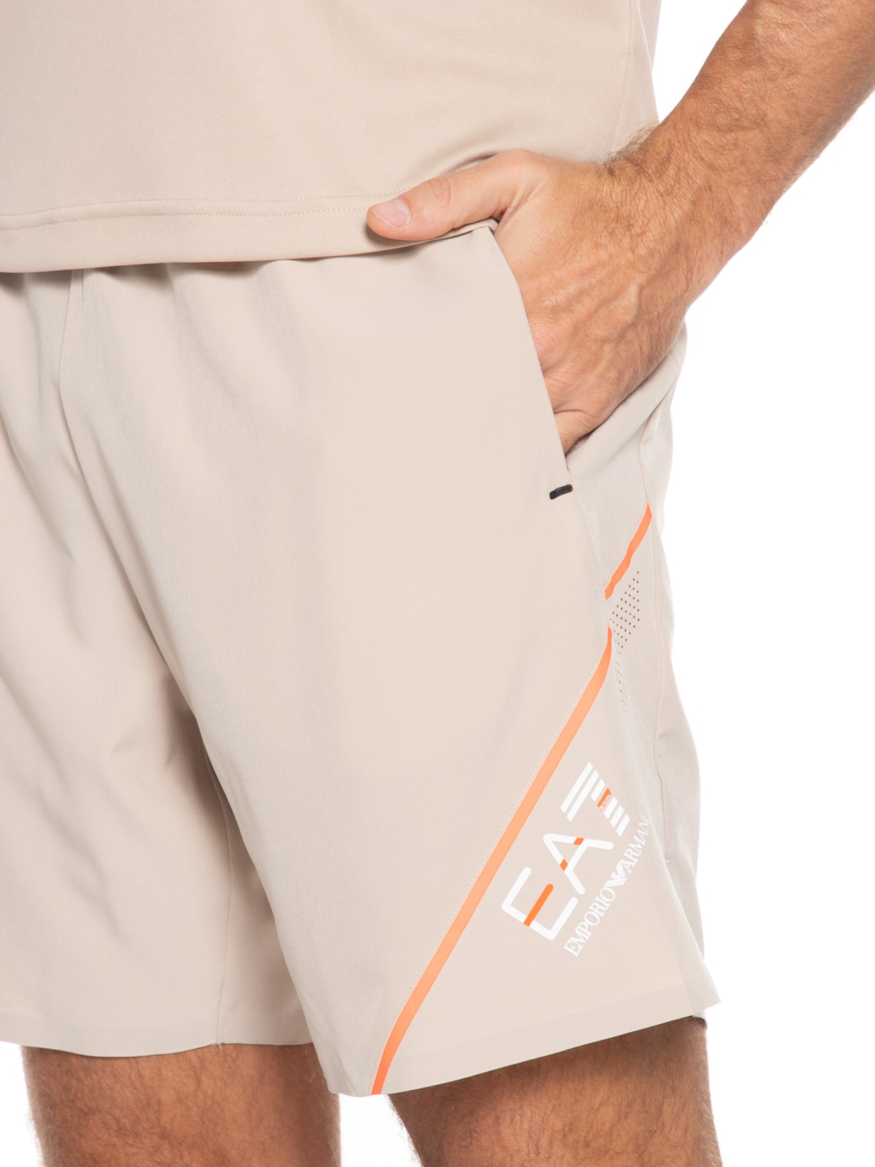 Short Masculino Bege Ea7 Emporio Armani
