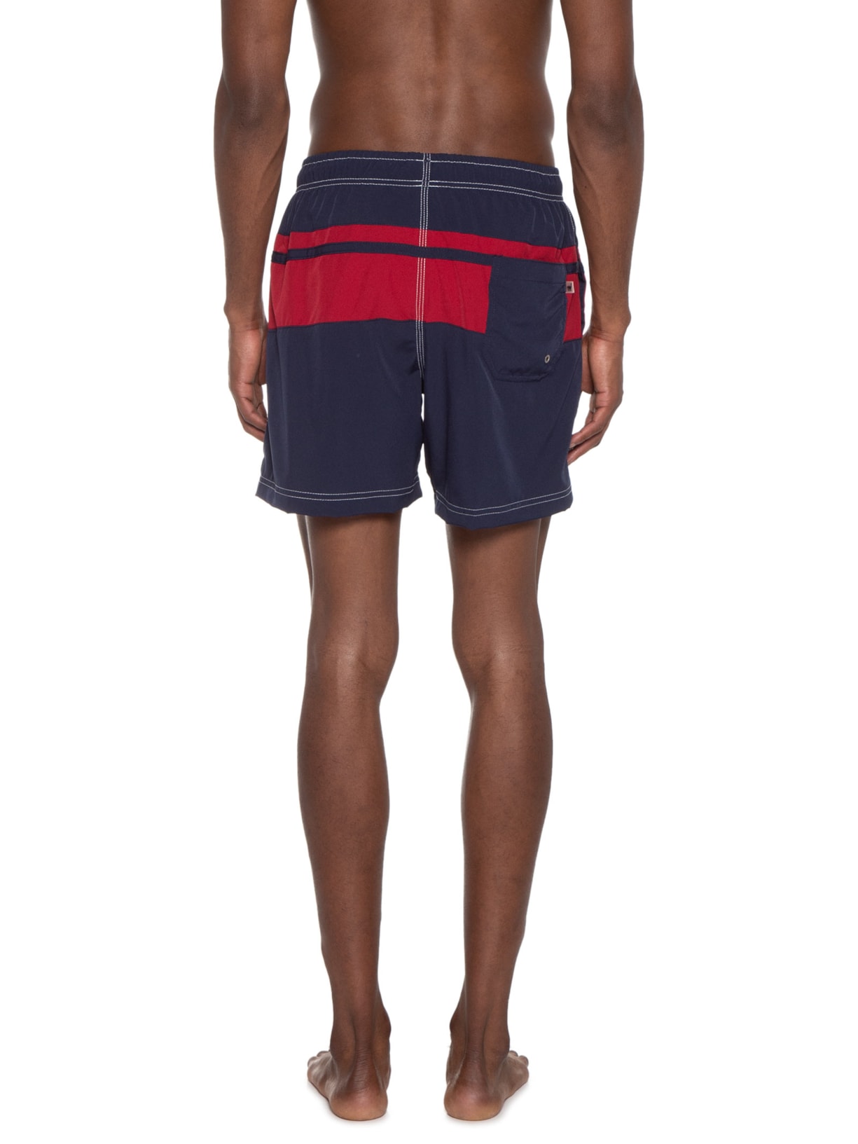 Short Masculino Bicolor Liso Azul Zapalla